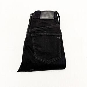 Madewell 10" High-Rise Skinny Black Denim Jeans Size 24 Petite